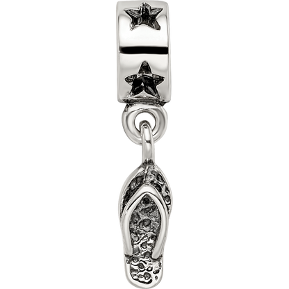 Sterlingsilber Reflections Flip Flop Hängend Perle