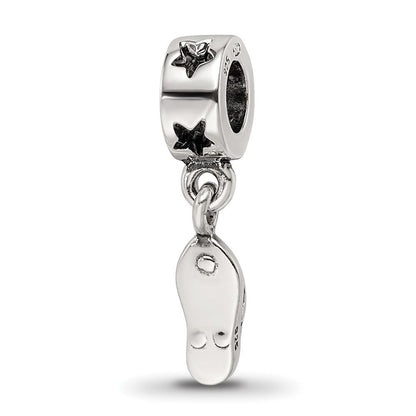 Sterlingsilber Reflections Flip Flop Hängend Perle