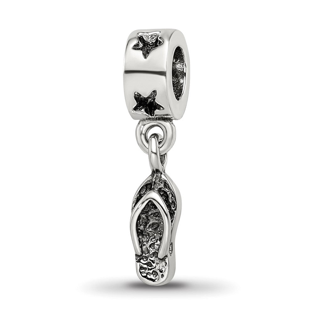 Sterlingsilber Reflections Flip Flop Hängend Perle