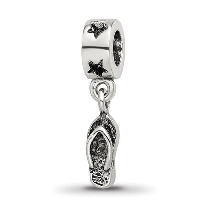 Sterlingsilber Reflections Flip Flop Hängend Perle