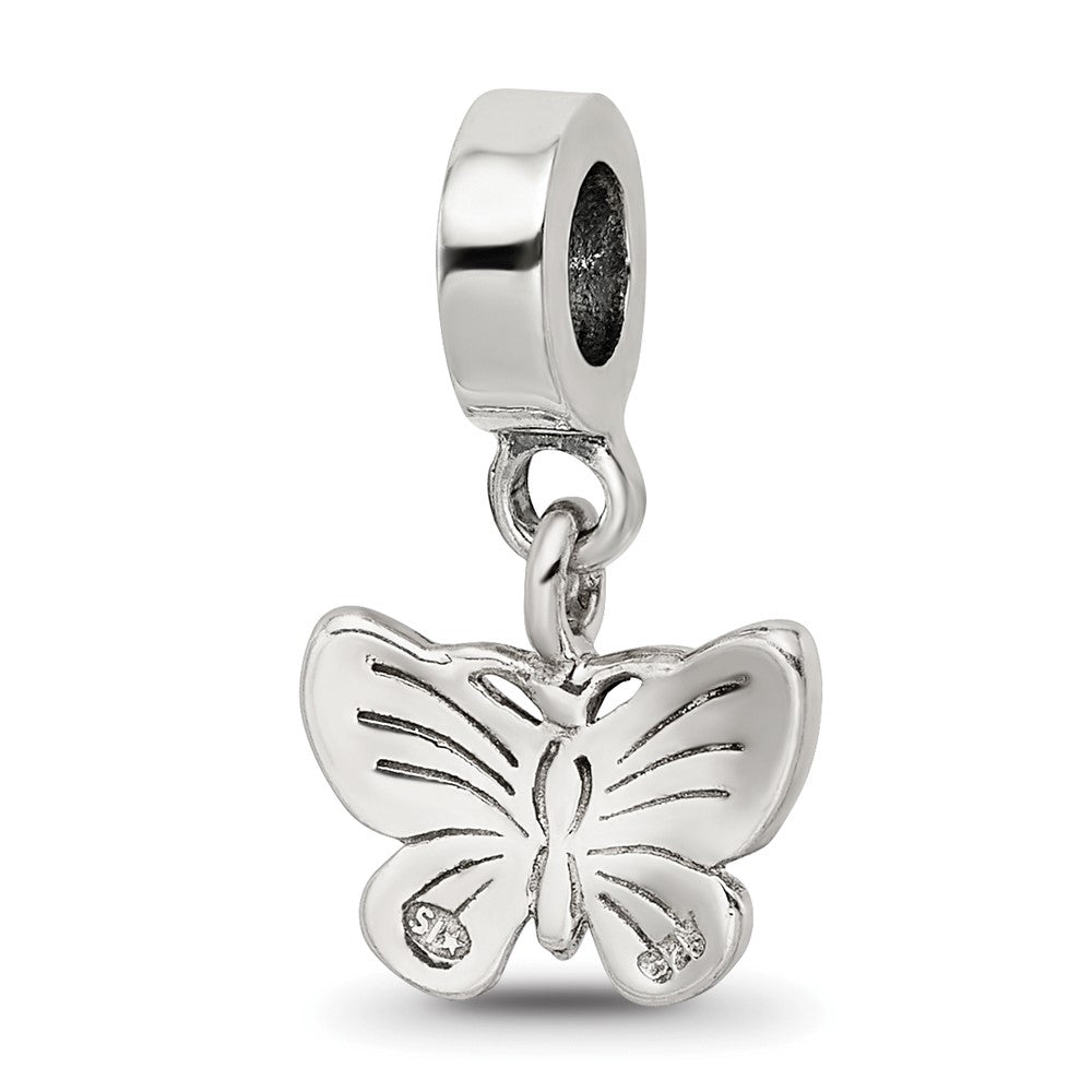 Sterlingsilber Reflections Schmetterling Hängend Perle
