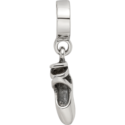 Sterlingsilber Reflections Ballett Slipper Hängend Perle