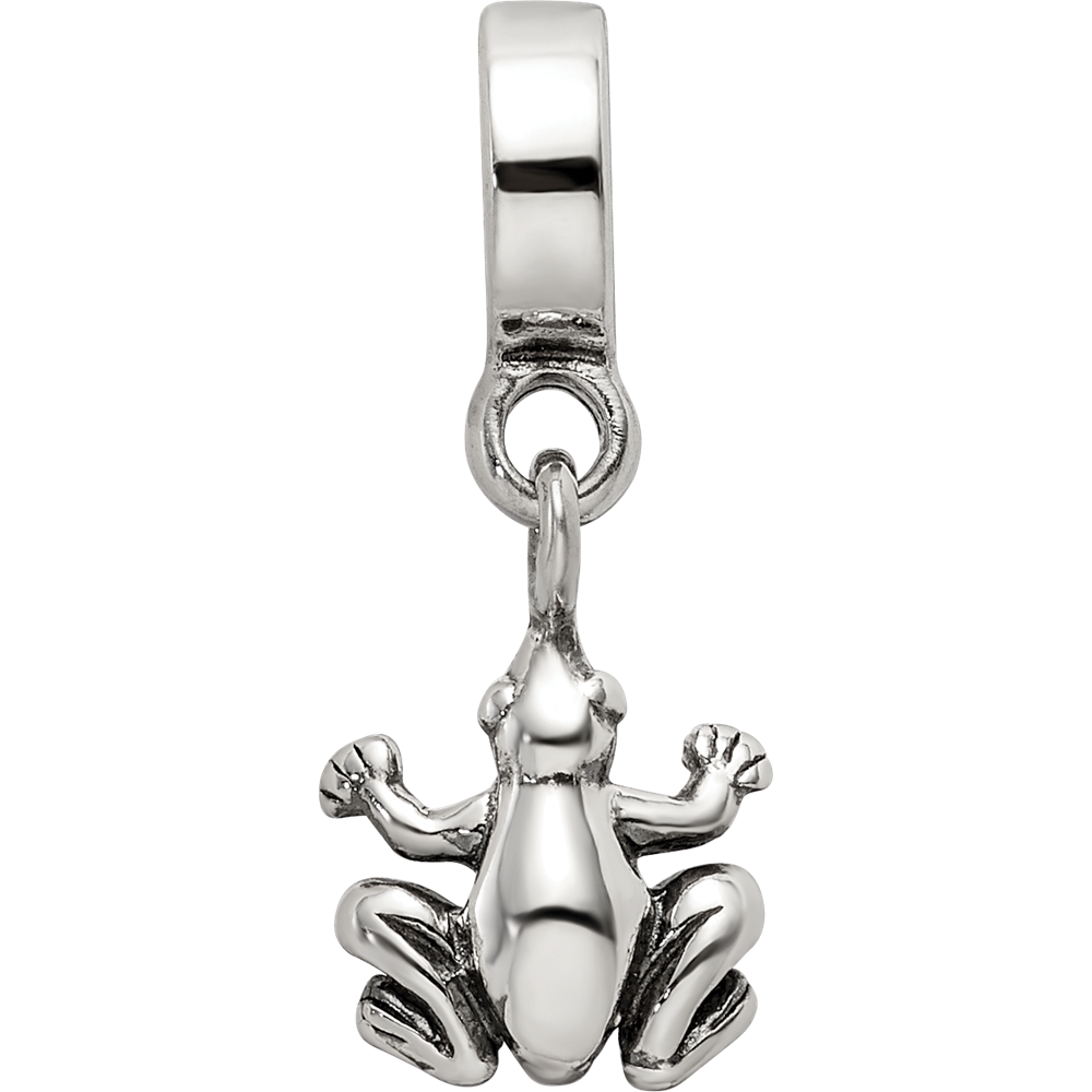 Sterlingsilber Reflections Frosch Hängend Perle