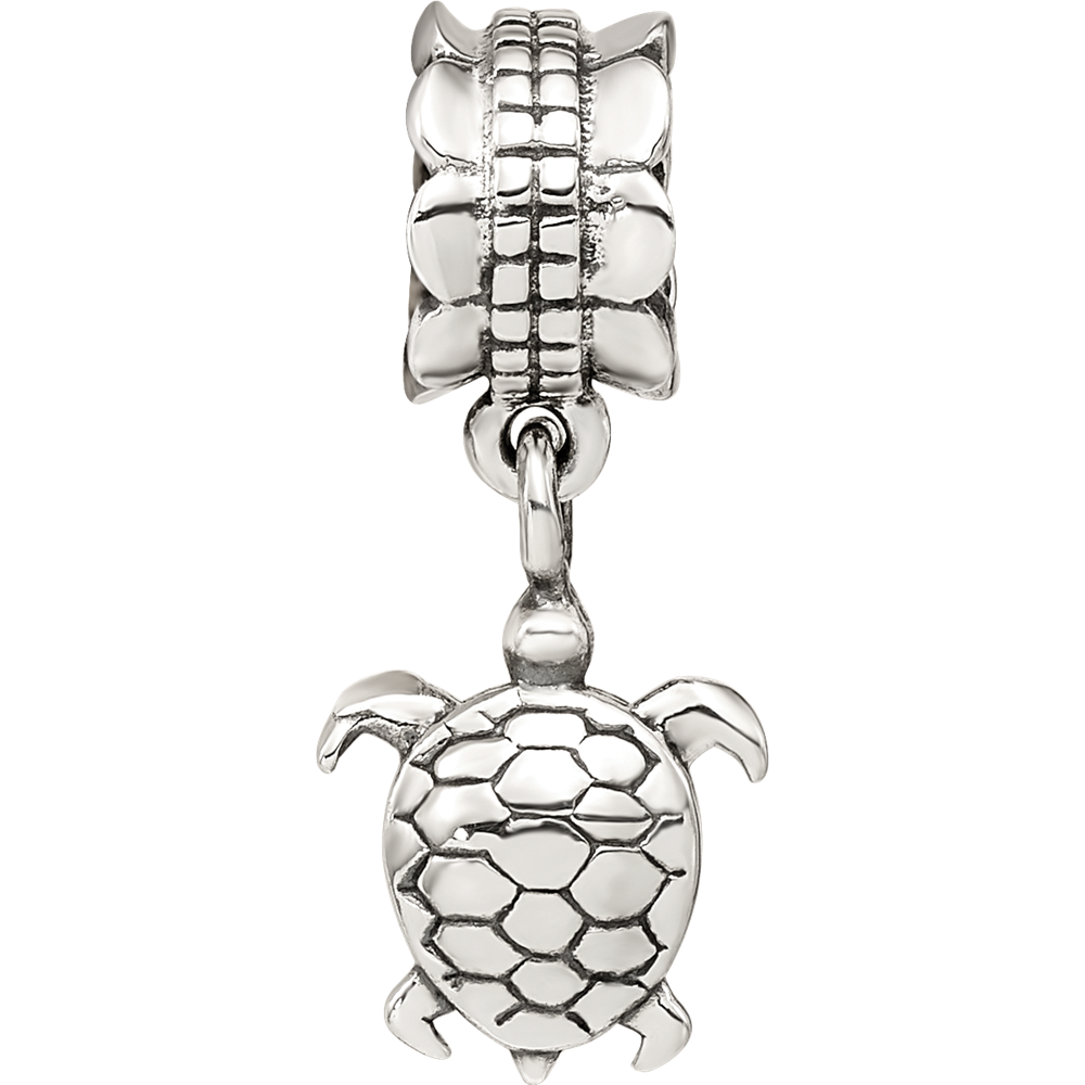 Sterlingsilber Reflections Schildkröte Hängend Perle