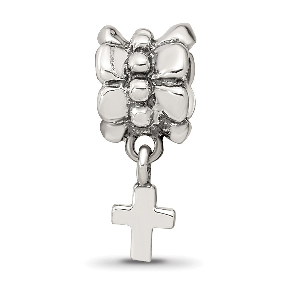 Sterlingsilber Reflections Kreuz Hängend Perle
