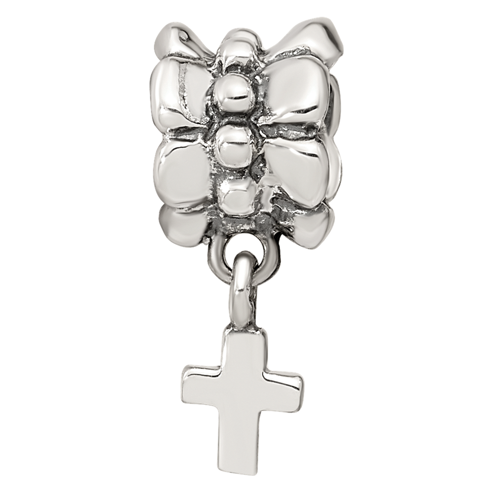 Sterlingsilber Reflections Kreuz Hängend Perle