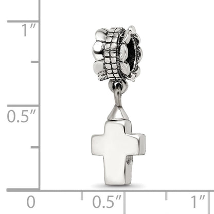 Sterlingsilber Reflections Kreuz Ash Hängend Perle