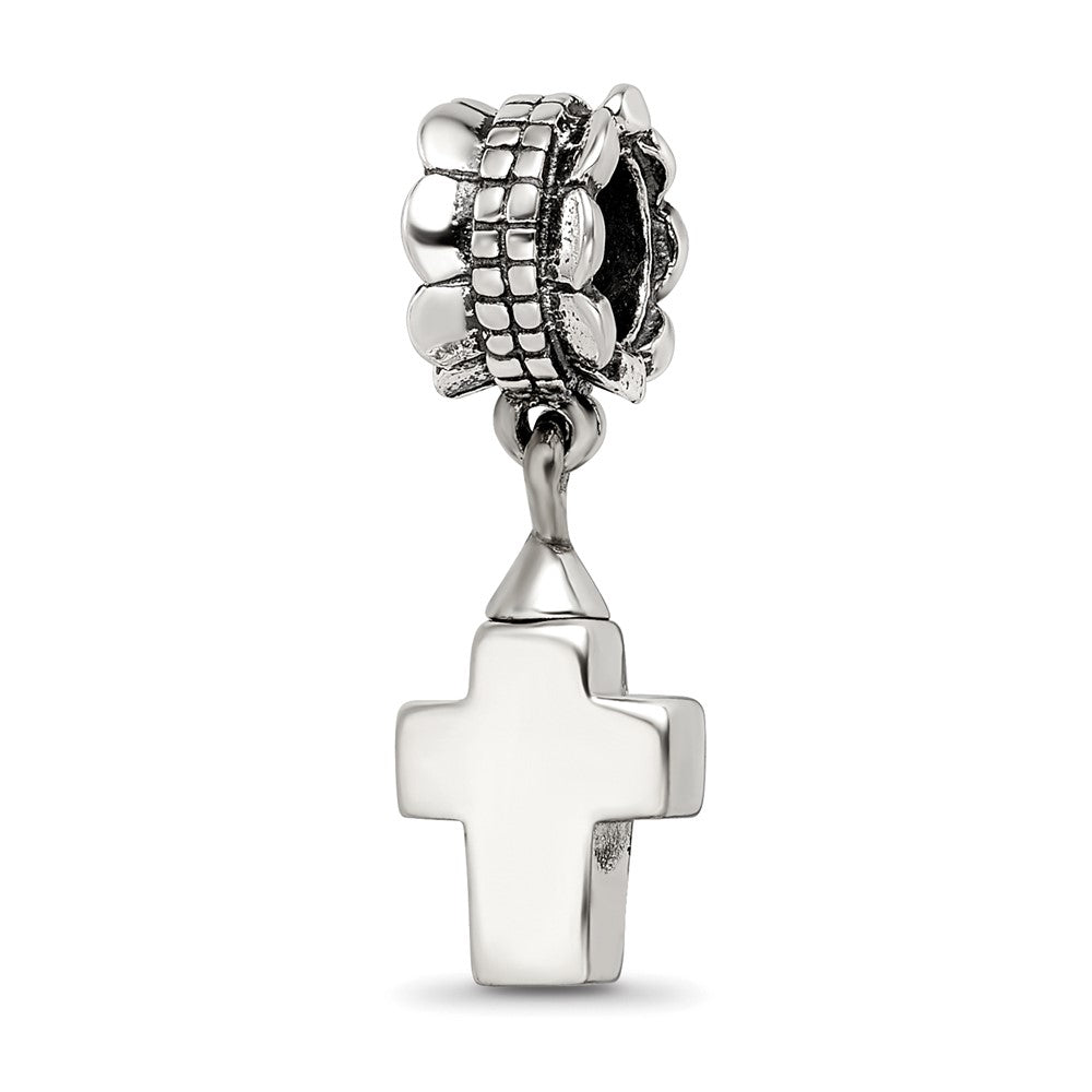 Sterlingsilber Reflections Kreuz Ash Hängend Perle