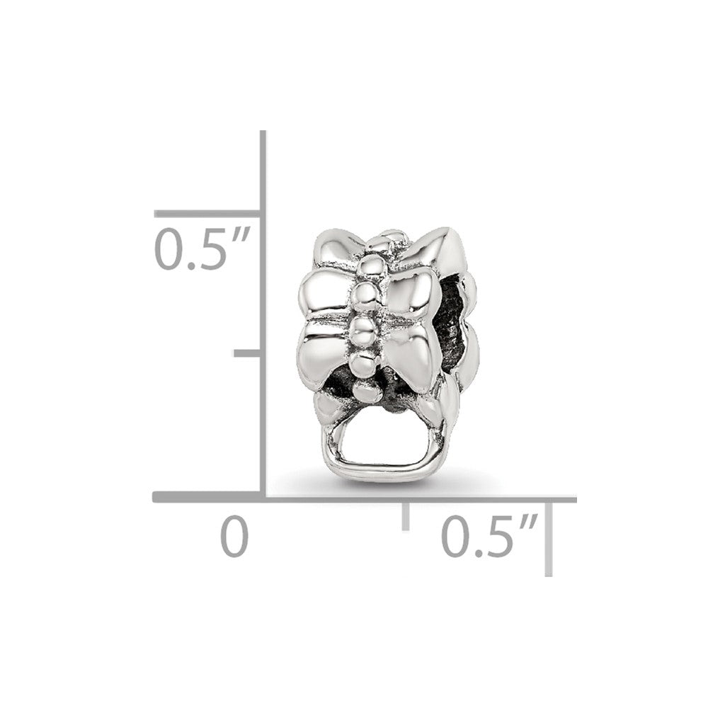 Sterlingsilber Reflections mit Loop For Click-on Perle