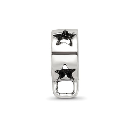 Sterlingsilber Reflections Stern mit Loop For Click-on Perle