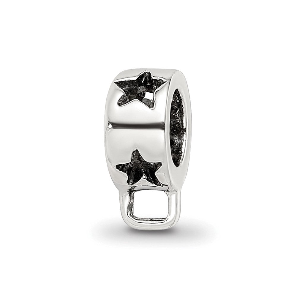 Sterlingsilber Reflections Stern mit Loop For Click-on Perle