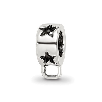 Sterlingsilber Reflections Stern mit Loop For Click-on Perle