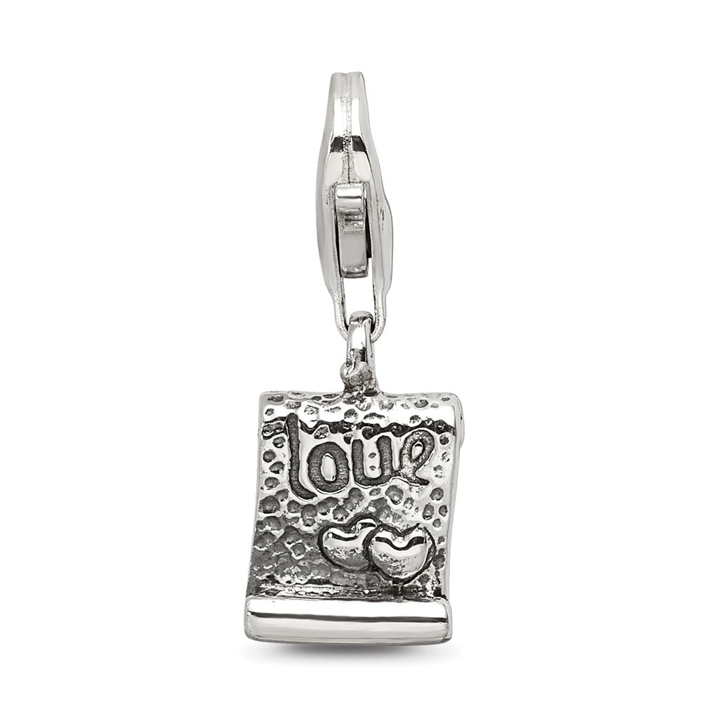 Sterlingsilber Reflections Liebe Note Click-on For Perle