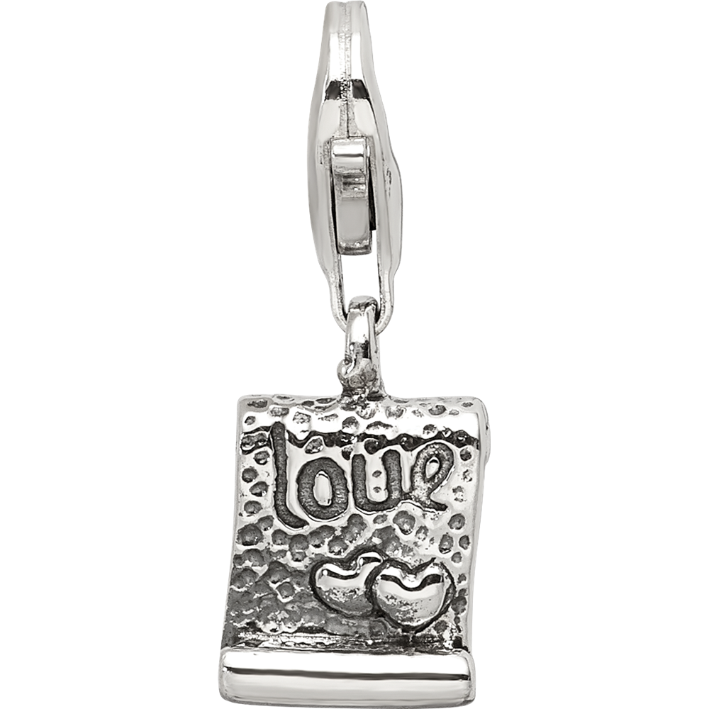 Sterlingsilber Reflections Liebe Note Click-on For Perle
