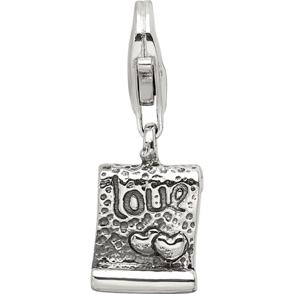 Sterlingsilber Reflections Liebe Note Click-on For Perle