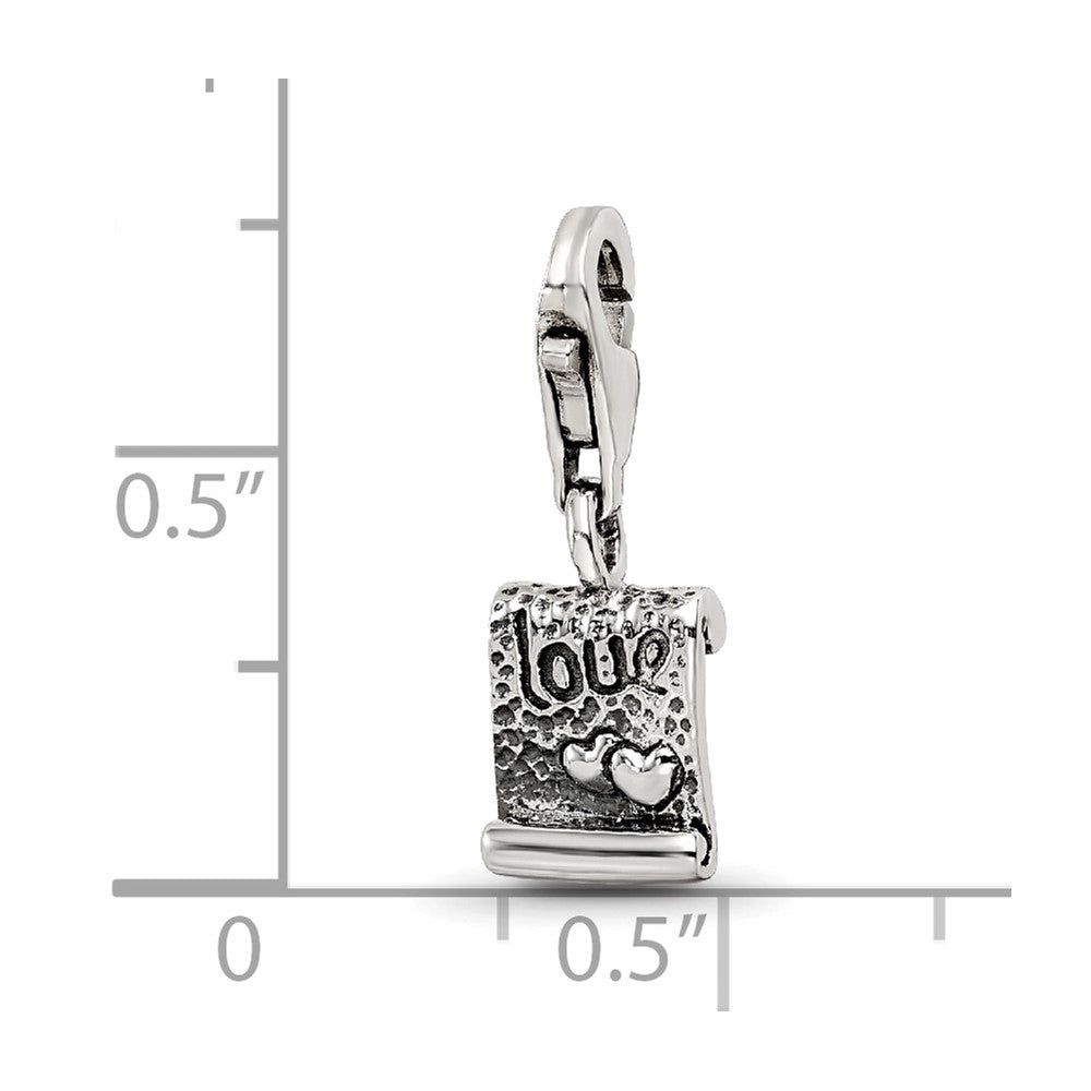 Sterlingsilber Reflections Liebe Note Click-on For Perle
