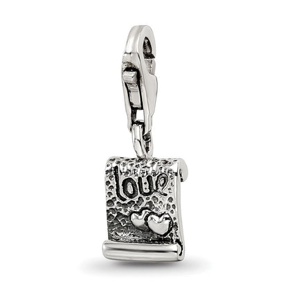 Sterlingsilber Reflections Liebe Note Click-on For Perle
