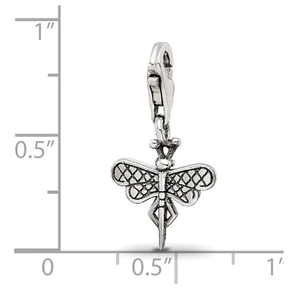 Sterlingsilber Reflections Libelle Click-on For Perle
