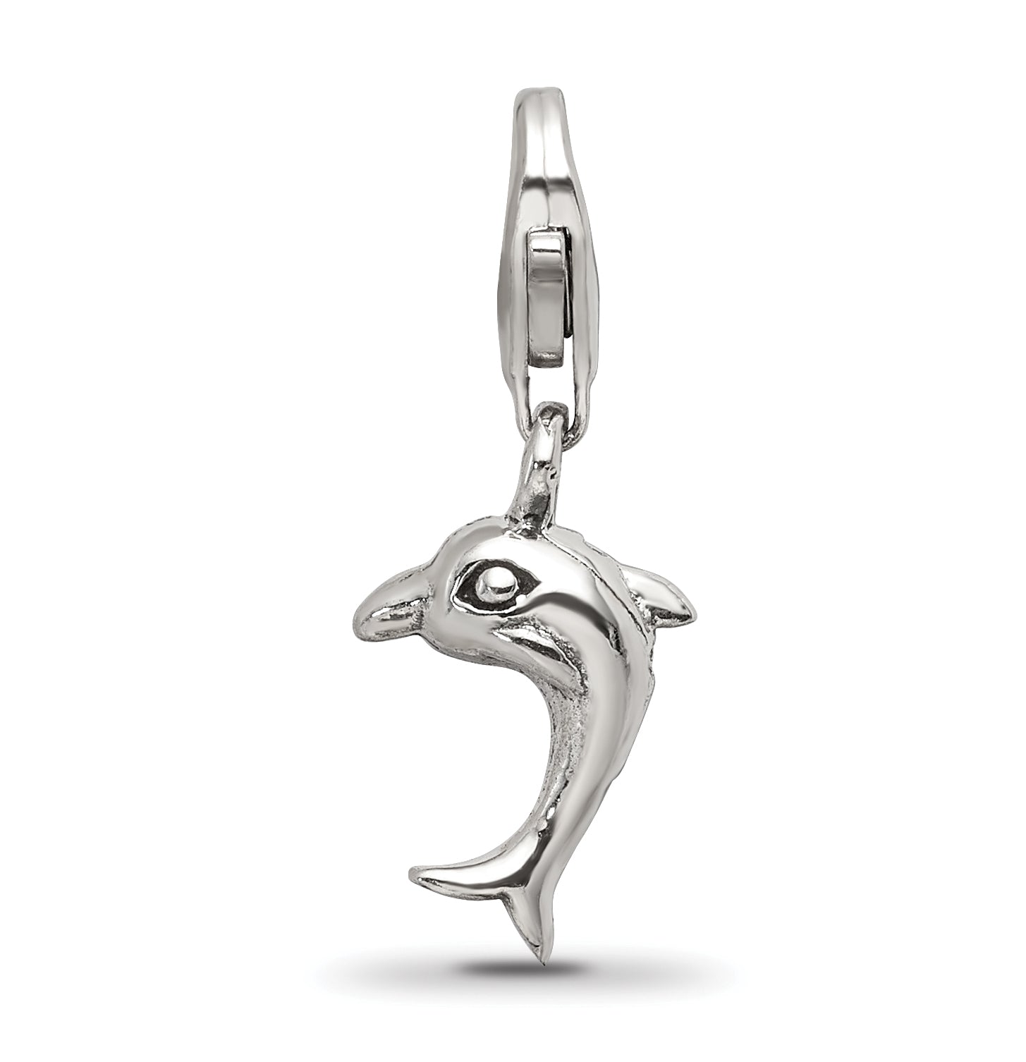 Sterlingsilber Reflections Delfin Click-on For Perle