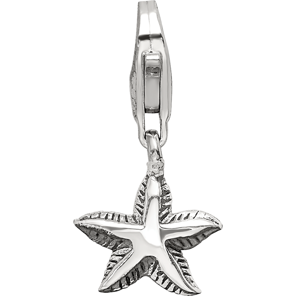Sterlingsilber Reflections Seestern Click-on For Perle