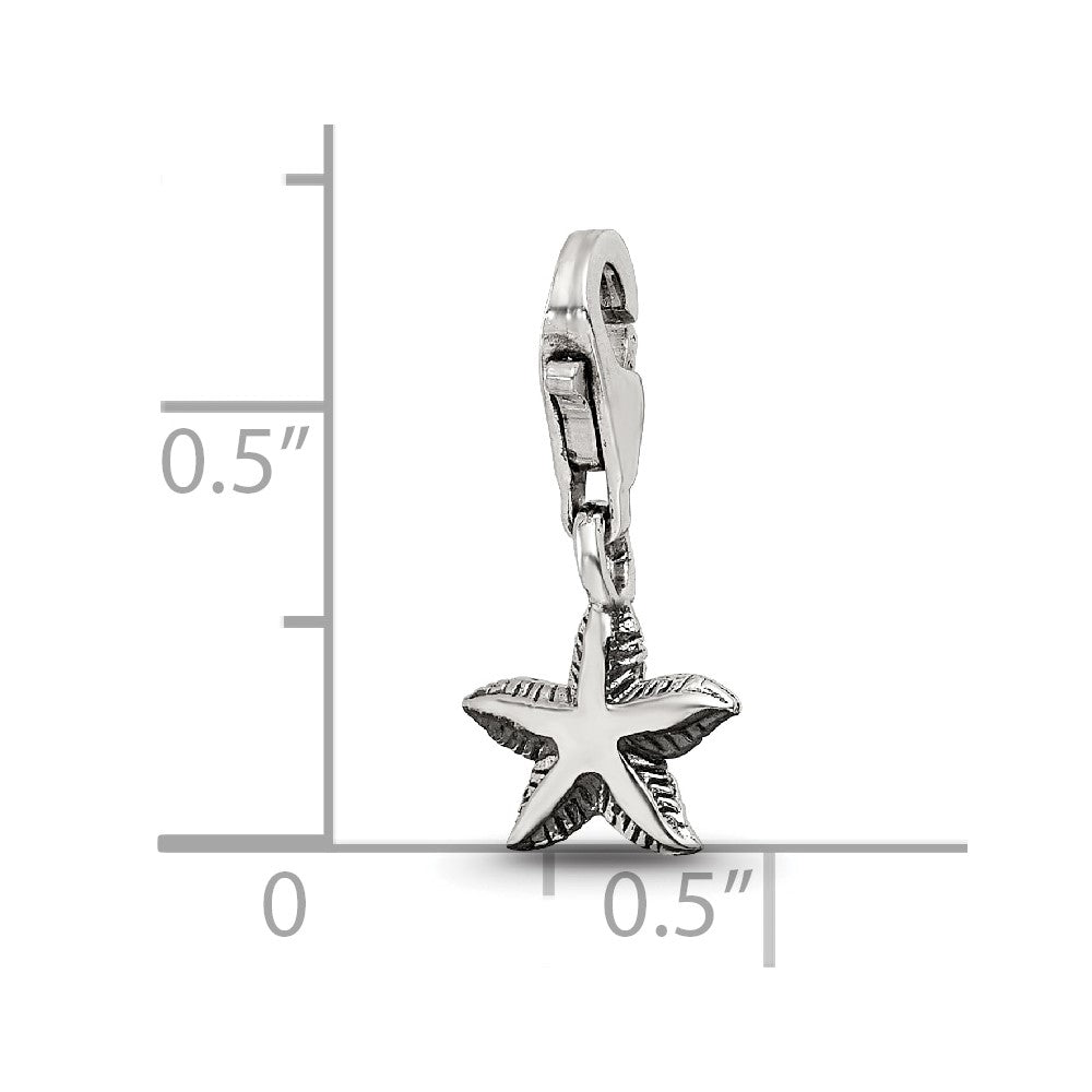 Sterlingsilber Reflections Seestern Click-on For Perle