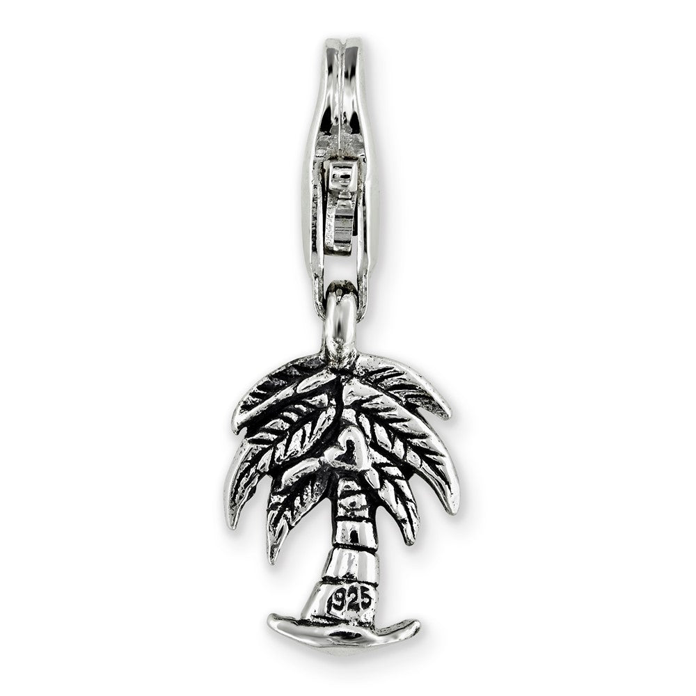 Sterlingsilber Reflections Palme Baum Click-on For Perle
