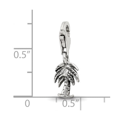 Sterlingsilber Reflections Palme Baum Click-on For Perle