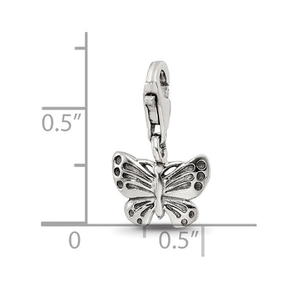 Sterlingsilber Reflections Schmetterling Click-on For Perle
