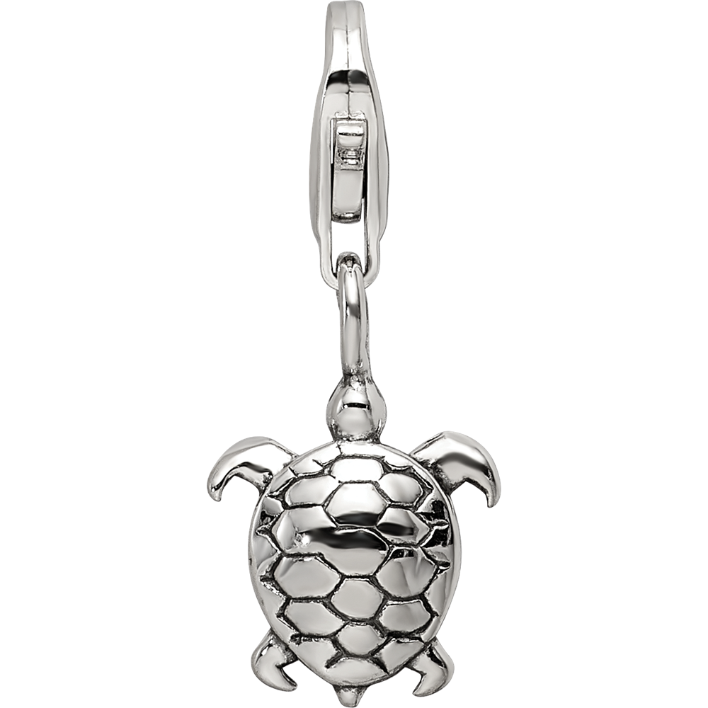 Sterlingsilber Reflections Schildkröte Click-on For Perle