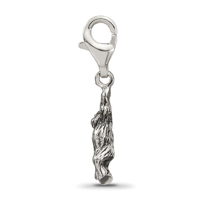 Sterlingsilber Reflections Monkey Click-on For Perle