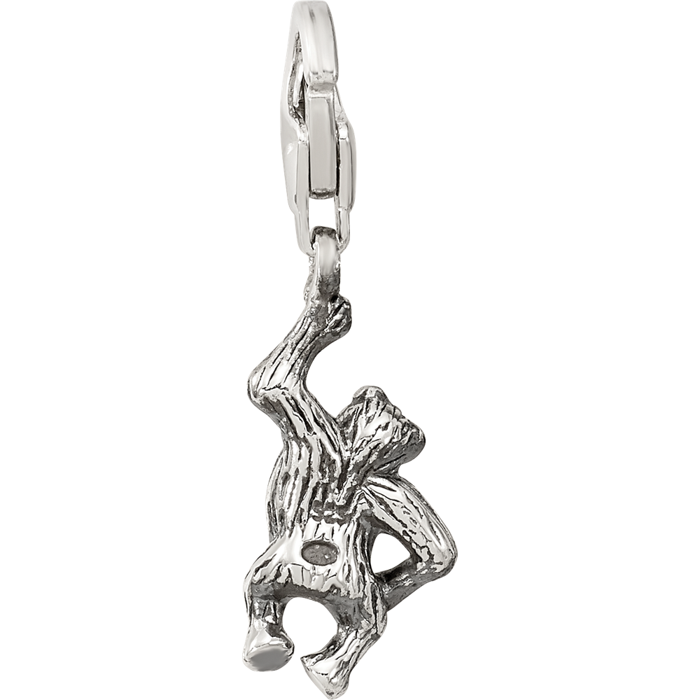 Sterlingsilber Reflections Monkey Click-on For Perle