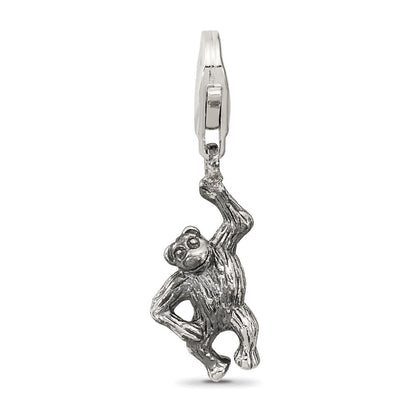 Sterlingsilber Reflections Monkey Click-on For Perle