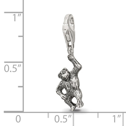 Sterlingsilber Reflections Monkey Click-on For Perle