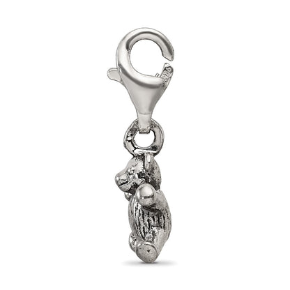 Sterlingsilber Reflections Teddy Bär Click-on For Perle