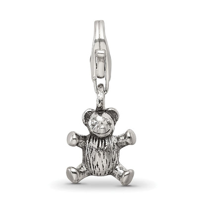 Sterlingsilber Reflections Teddy Bär Click-on For Perle