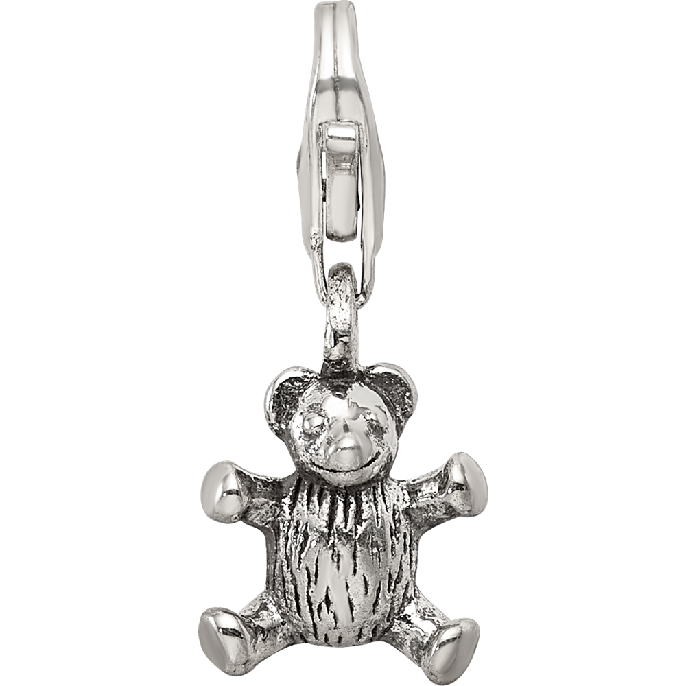 Sterlingsilber Reflections Teddy Bär Click-on For Perle