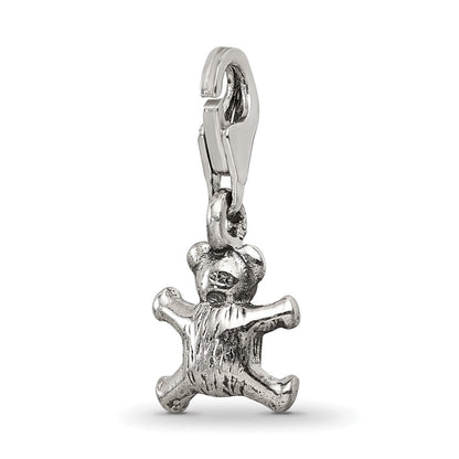 Sterlingsilber Reflections Teddy Bär Click-on For Perle