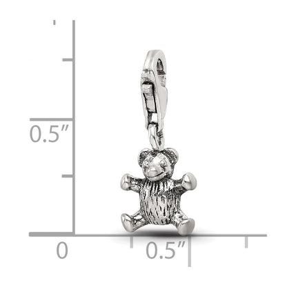Sterlingsilber Reflections Teddy Bär Click-on For Perle