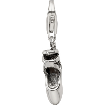 Sterlingsilber Reflections Ballett Slipper Click-on For Perle