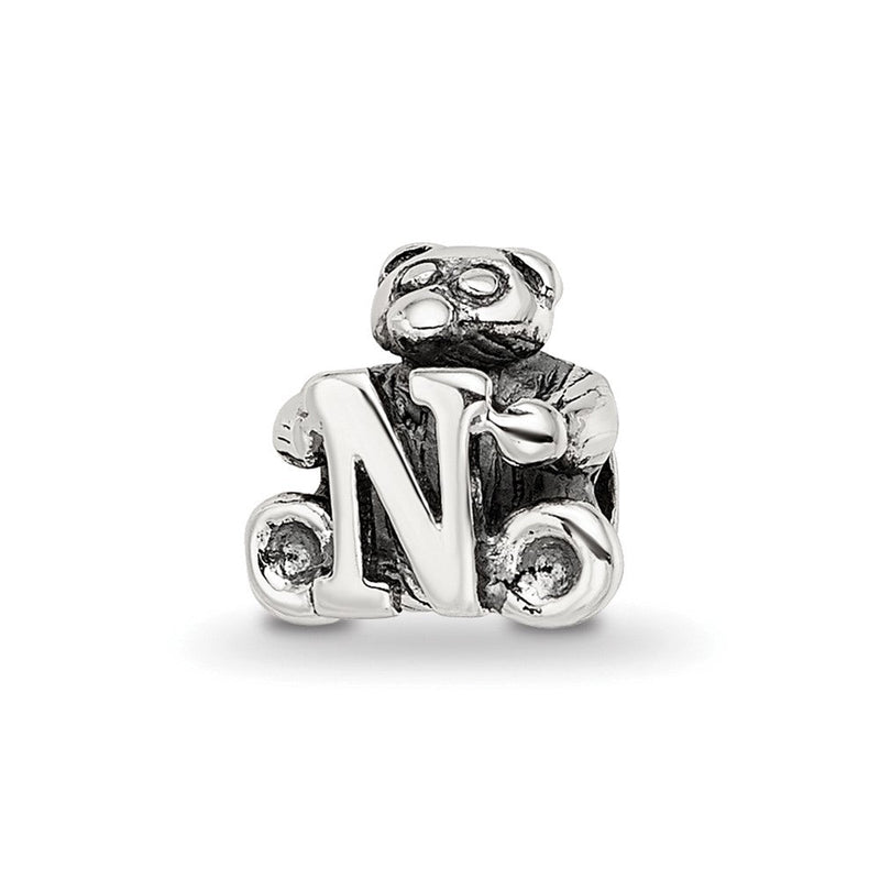 Sterlingsilber Reflections Kinder Buchstabe N Perle