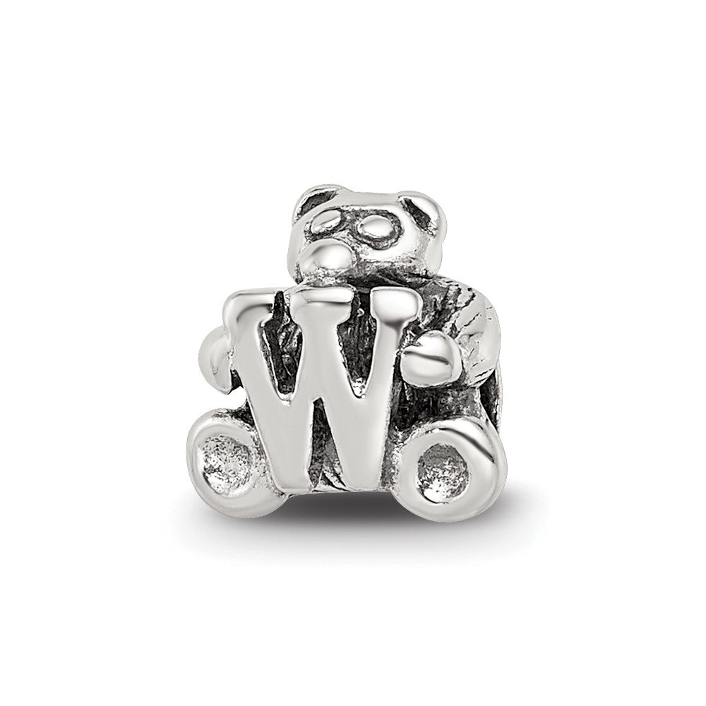 Sterlingsilber Reflections Kinder Buchstabe W Perle