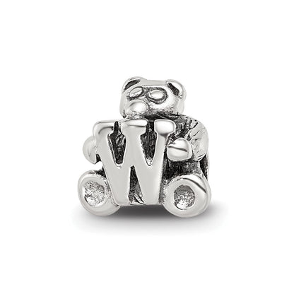 Sterlingsilber Reflections Kinder Buchstabe W Perle