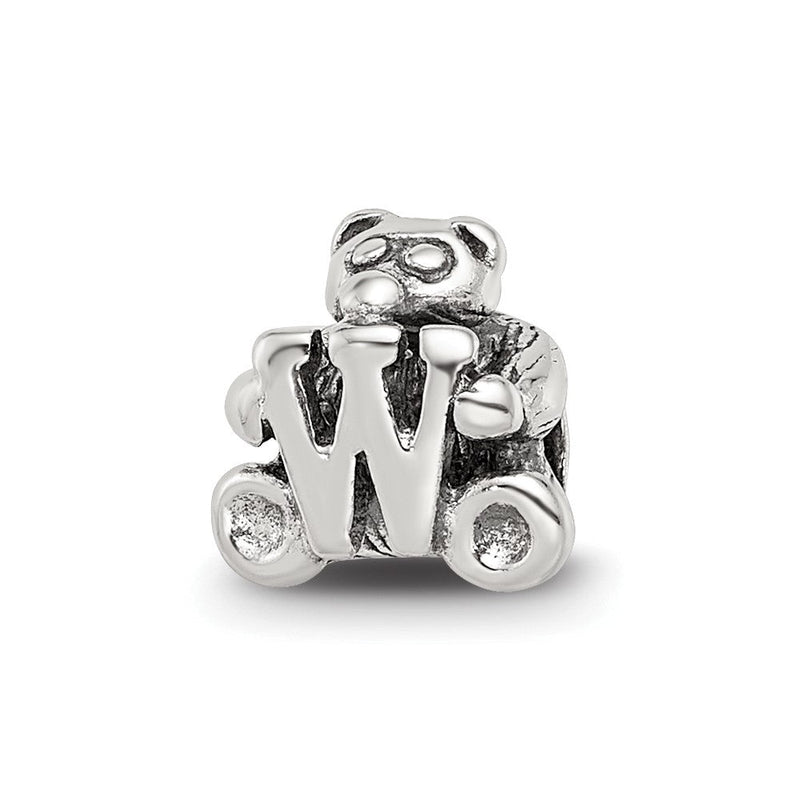 Sterlingsilber Reflections Kinder Buchstabe W Perle