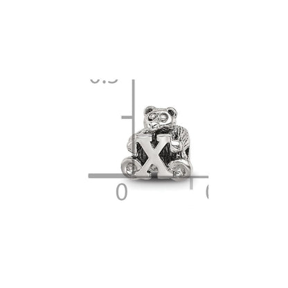 Sterlingsilber Reflections Kinder Buchstabe X Perle