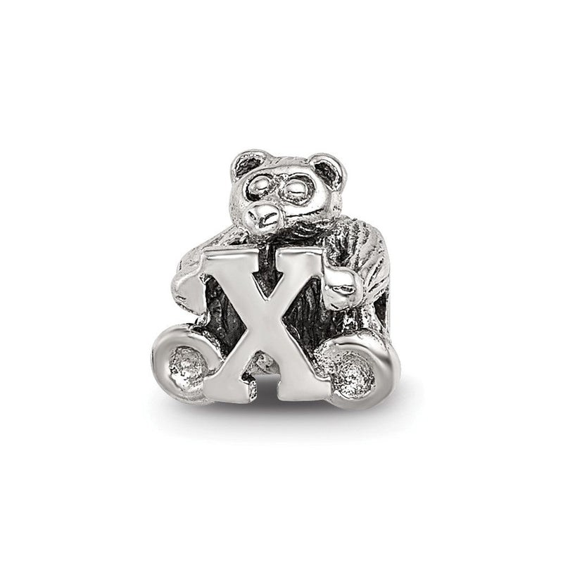 Sterlingsilber Reflections Kinder Buchstabe X Perle