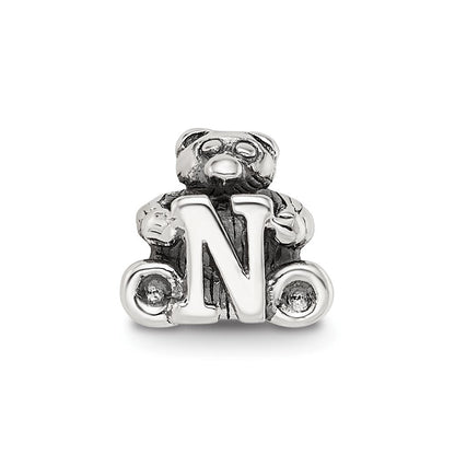 Sterlingsilber Reflections Kinder Buchstabe N Perle