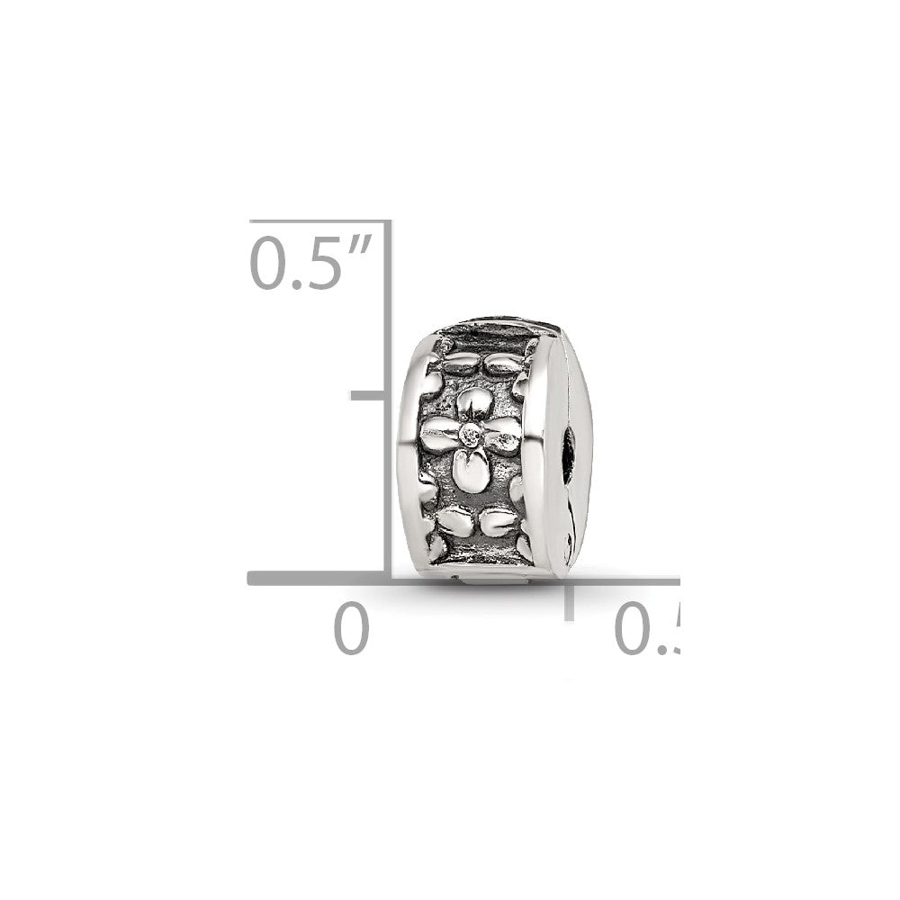 Sterlingsilber Reflections Kinder Blumen Klammer Perle