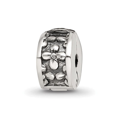 Sterlingsilber Reflections Kinder Blumen Klammer Perle