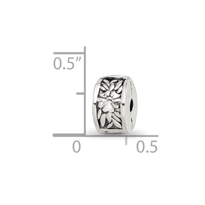 Sterlingsilber Kinder Kollektion Reflections Blumen Muster Klammer Perle