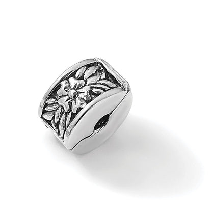 Sterlingsilber Kinder Kollektion Reflections Blumen Muster Klammer Perle